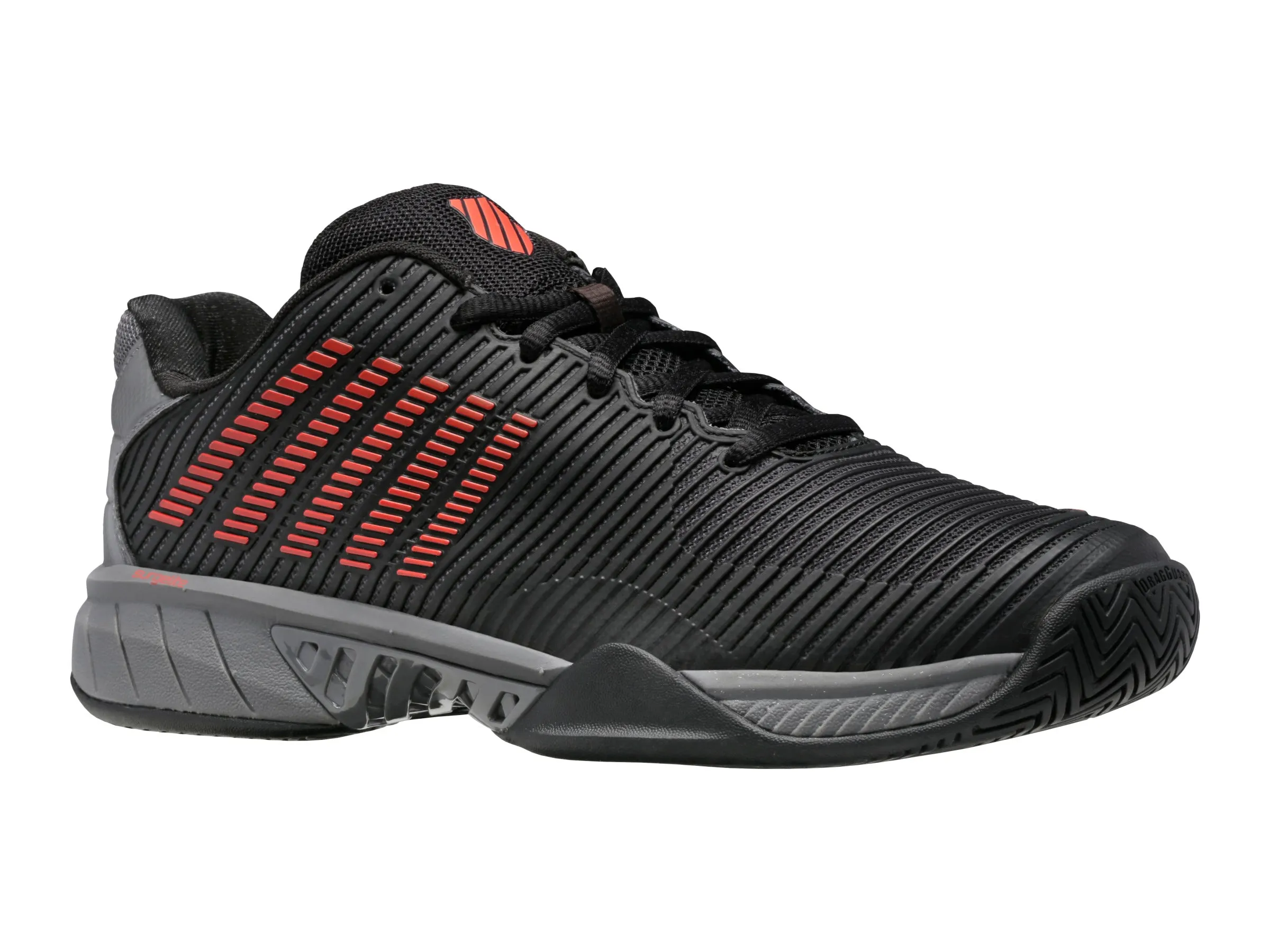 06613-042-M | HYPERCOURT EXPRESS 2 | JET BLACK/STEEL GRAY/SPICY ORANGE