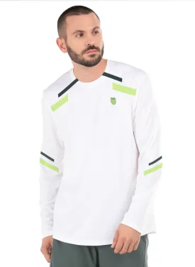 109099-100 | DYNAMIC STRIPE L/S | WHITE