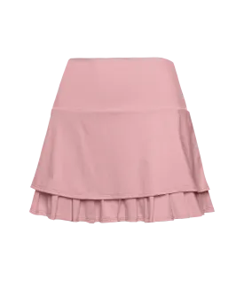 196042-699 | TIER PLEAT SKIRT-14" | SEASHELL