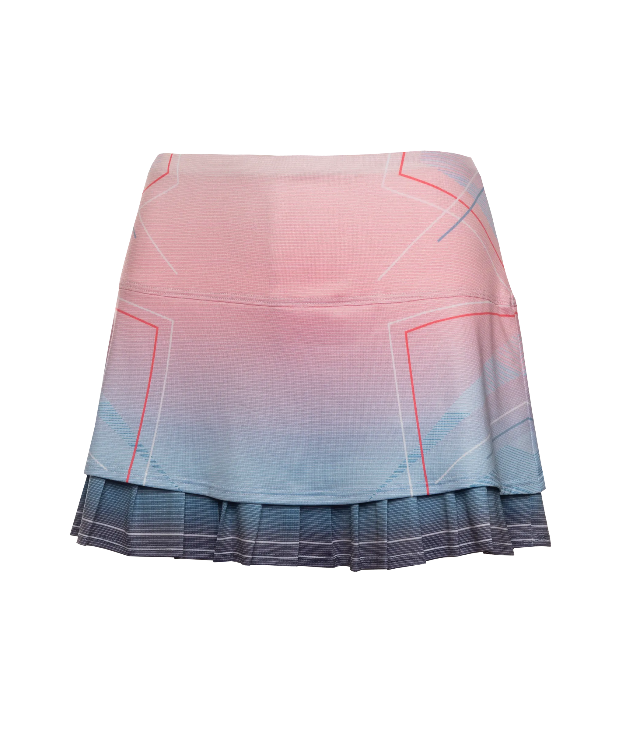 196043-466 | PLEAT SKIRT-12" | SILVERLAKE BLUE