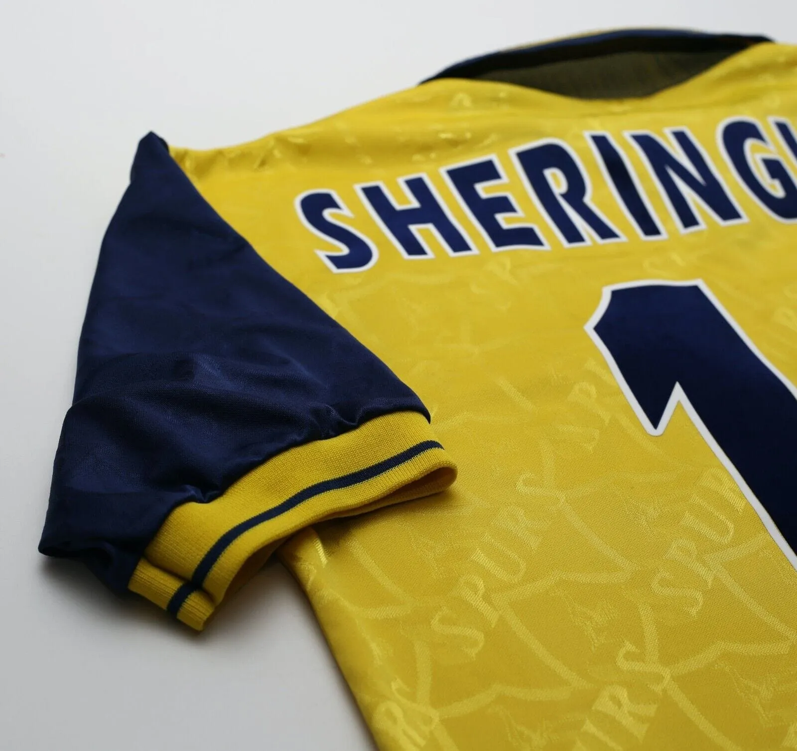 1995/97 SHERINGHAM #10 Tottenham Hotspur Vintage PONY Away Football Shirt (M)