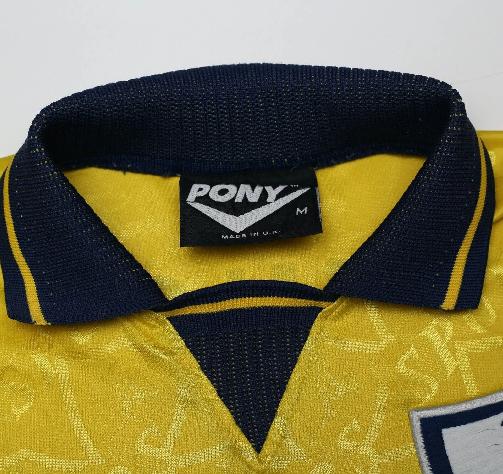 1995/97 SHERINGHAM #10 Tottenham Hotspur Vintage PONY Away Football Shirt (M)