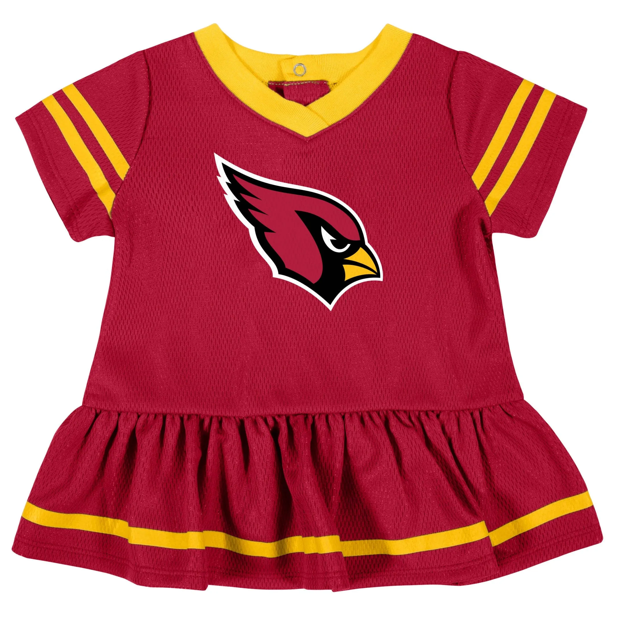 2-Piece Baby Girls Cardinals Dress & Diaper Cover Set