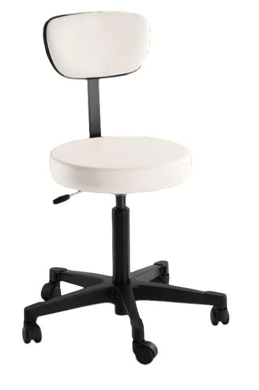 4246 Pneumatic Stool with Back