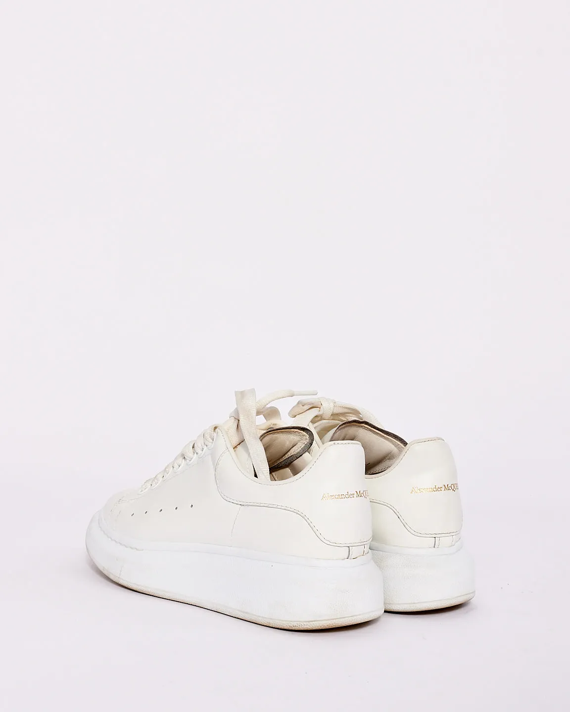 Alexander McQueen White Leather Oversized Sneaker 36.5