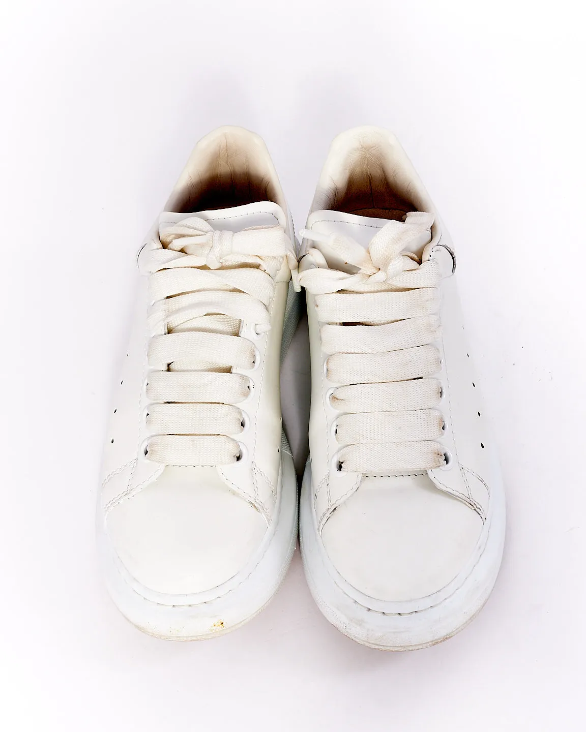 Alexander McQueen White Leather Oversized Sneaker 36.5