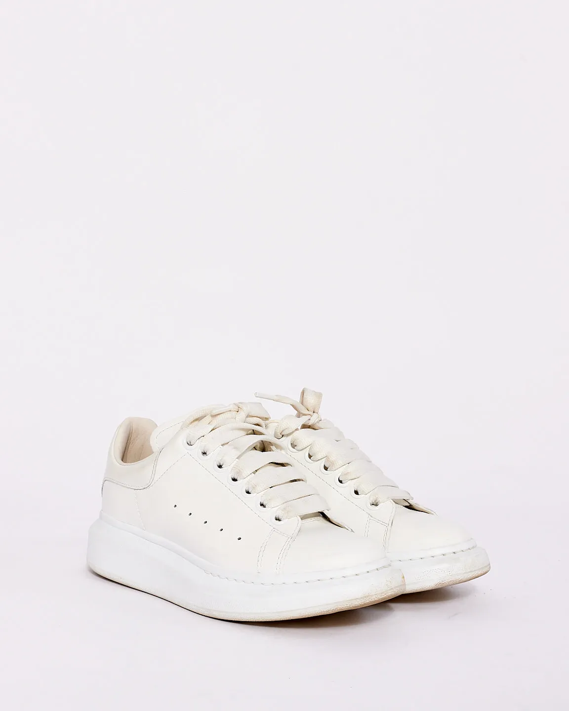 Alexander McQueen White Leather Oversized Sneaker 36.5