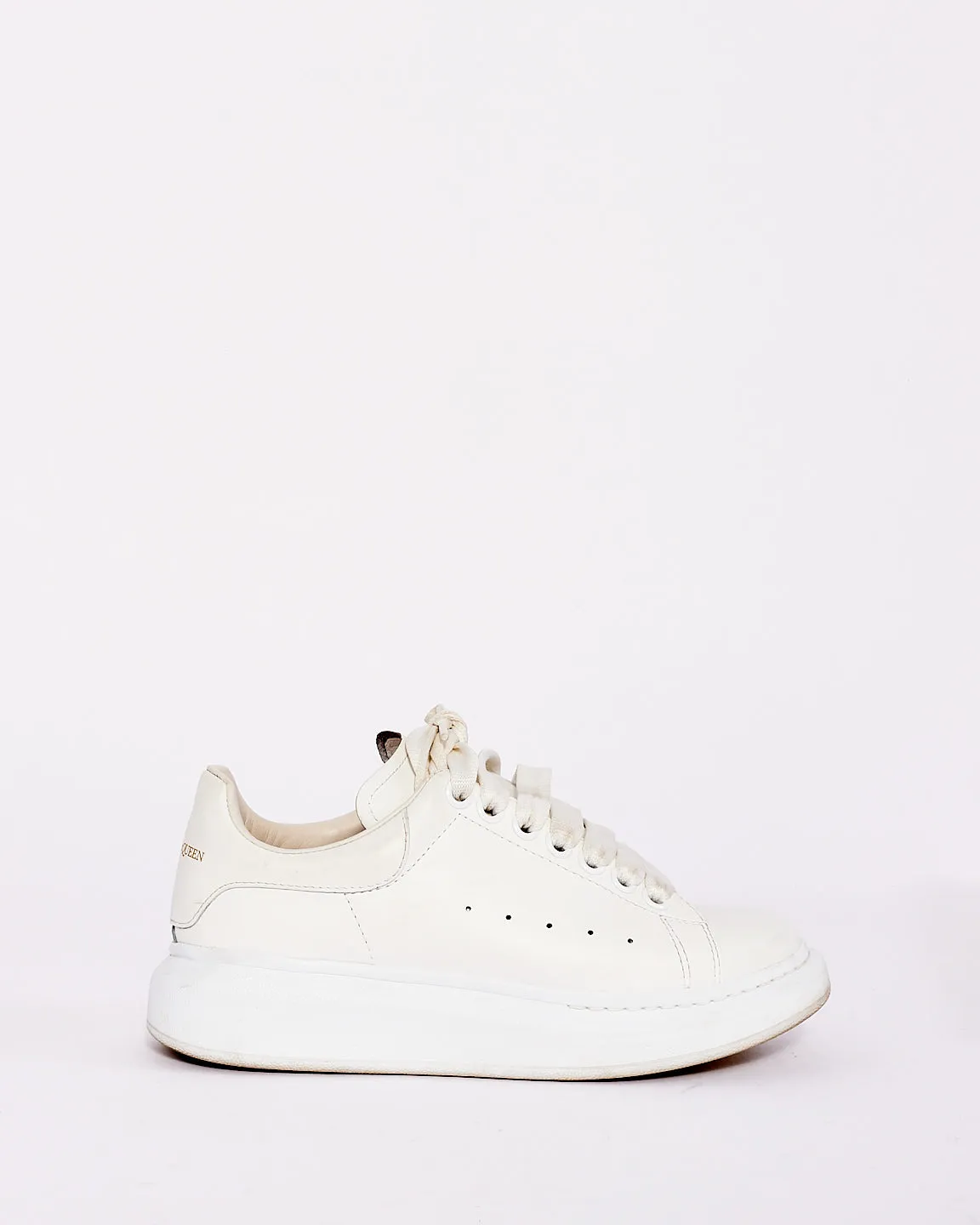 Alexander McQueen White Leather Oversized Sneaker 36.5