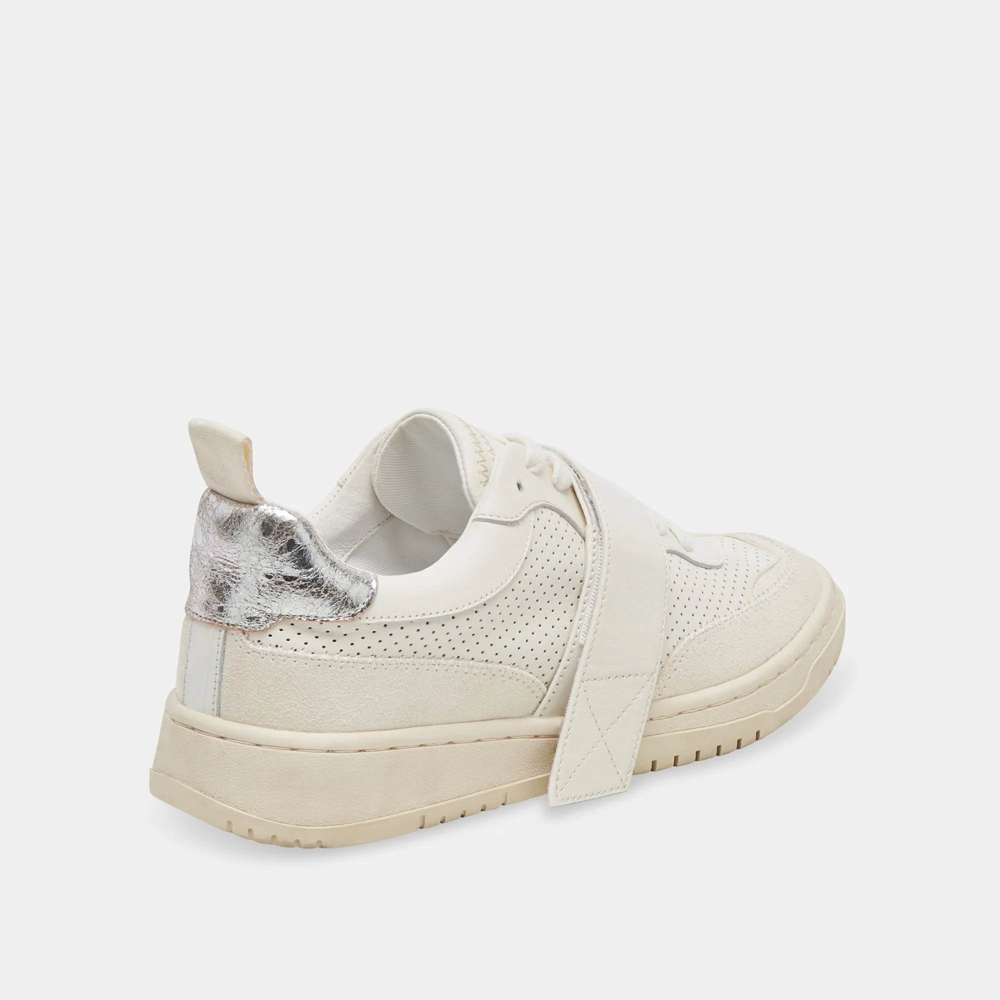 ALVAH SNEAKERS WHITE PERFORATED LEATHER