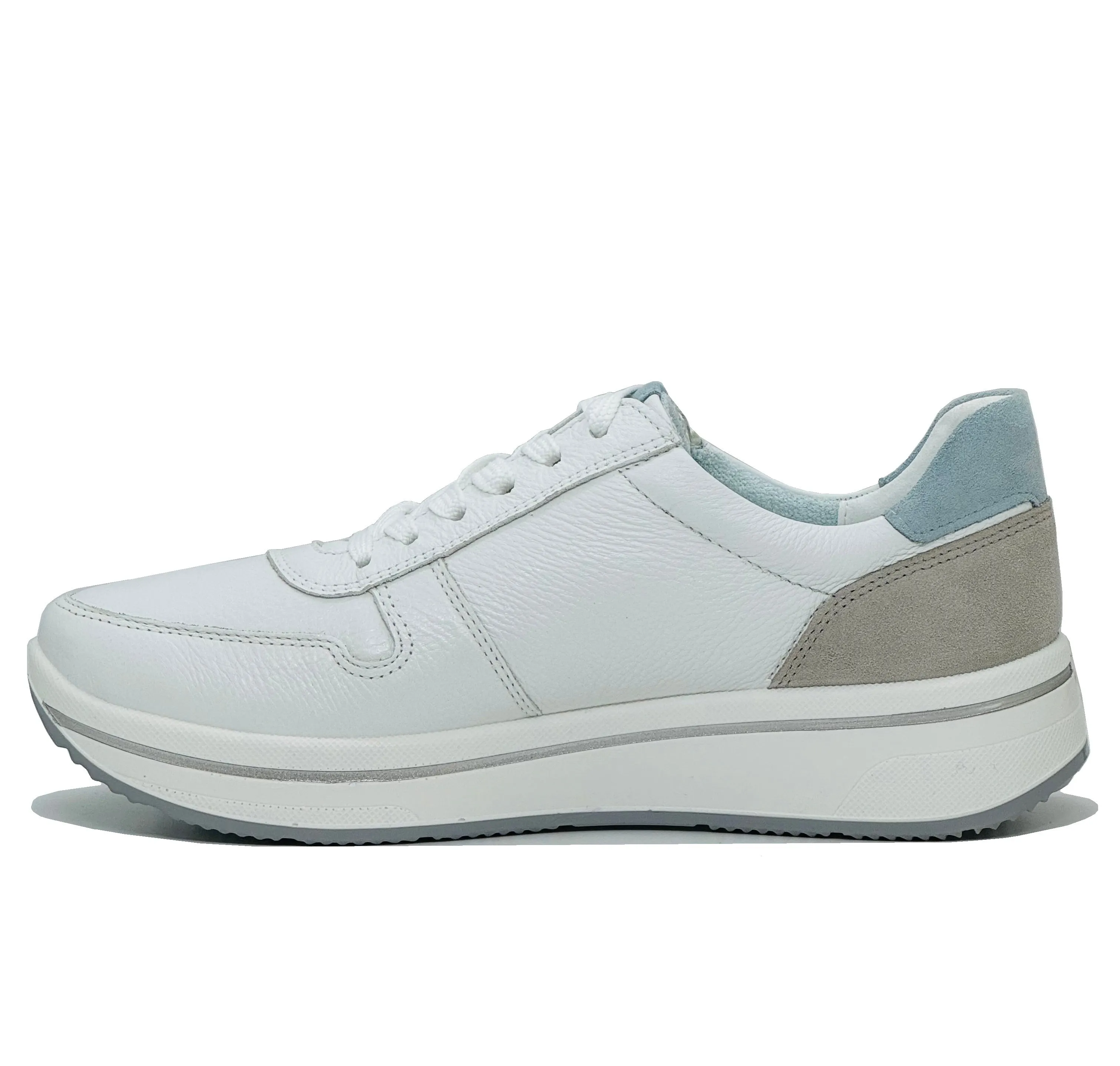 Ara Ladies Sapporo lace up and zip sneaker