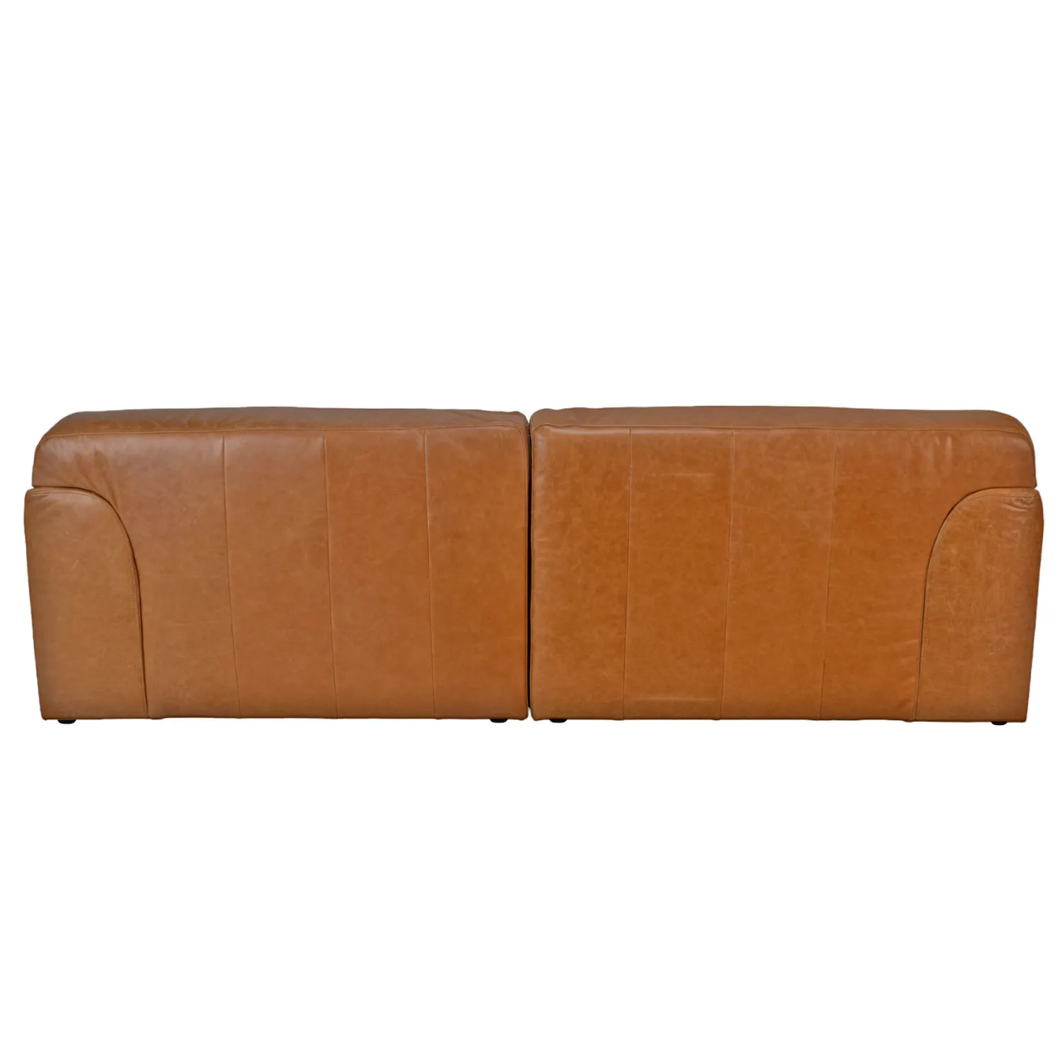 Aspen Distressed Cognac Leather 2 Seater Sofa