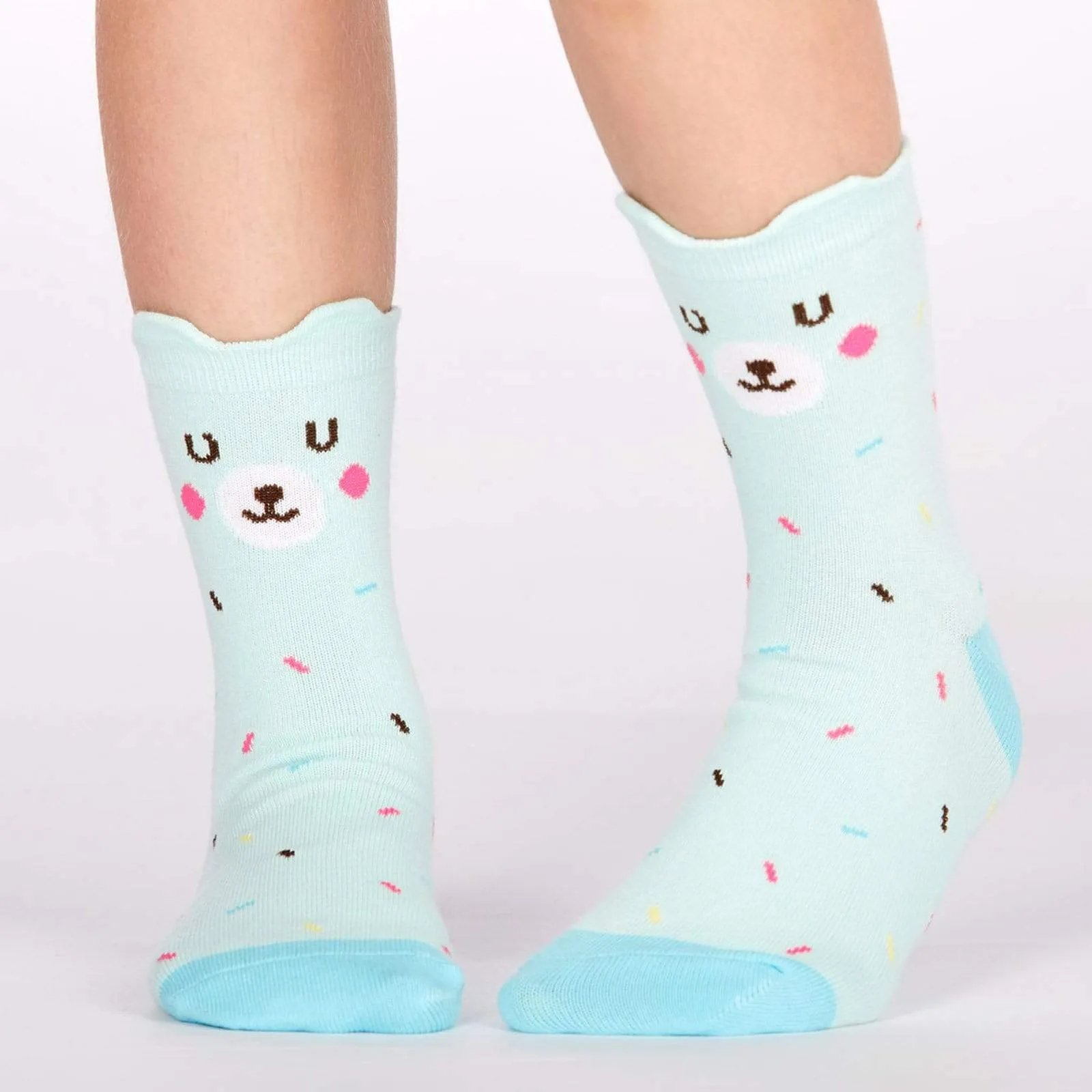 Bearly Sprinkled Junior Crew Sock