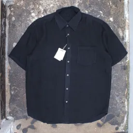 Black Short Sleeve Summer Shirt