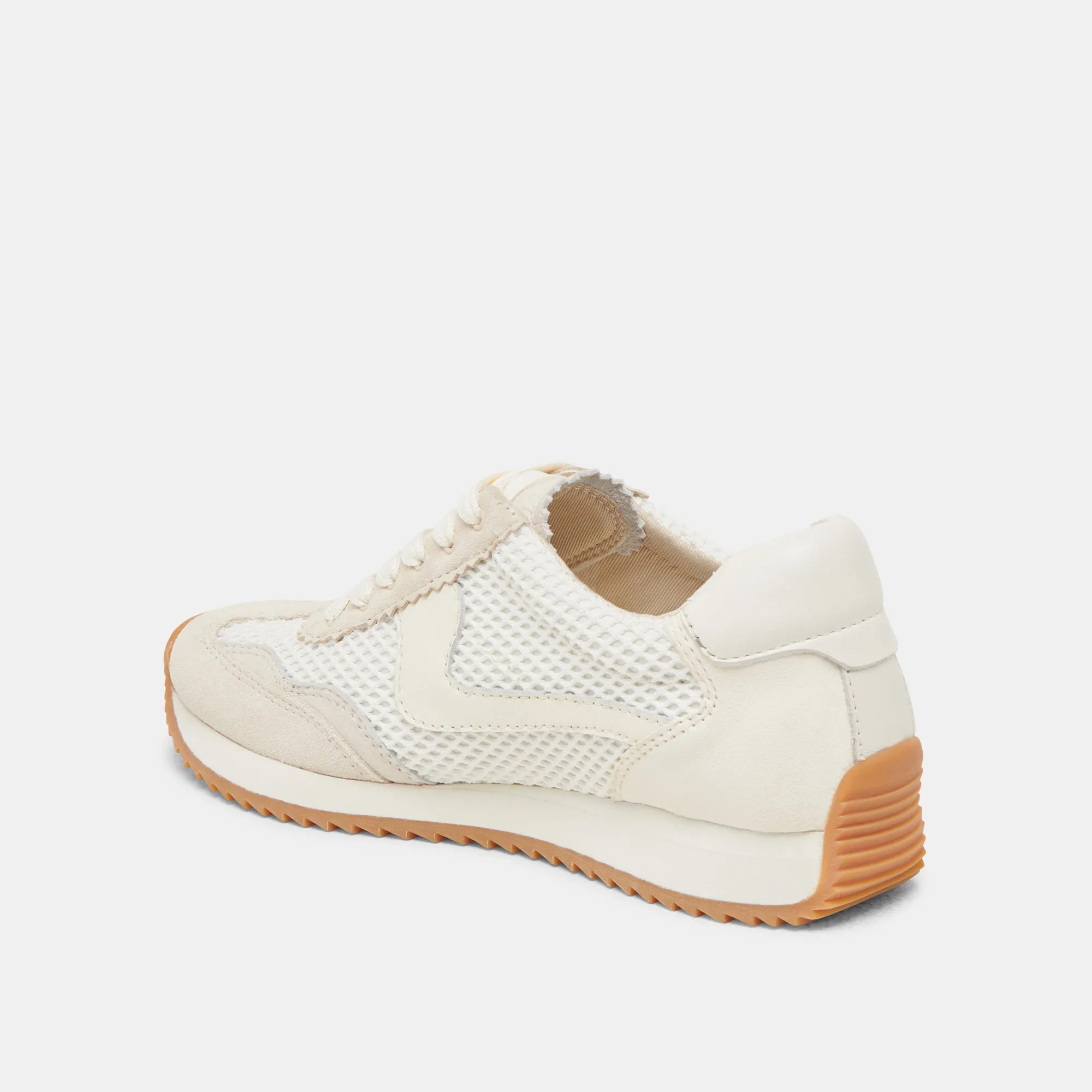 B.NTCD MESH SNEAKERS WHITE WOVEN MESH