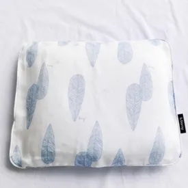 Borny Air Pillow Junior Pillowcase - Blue Leaf