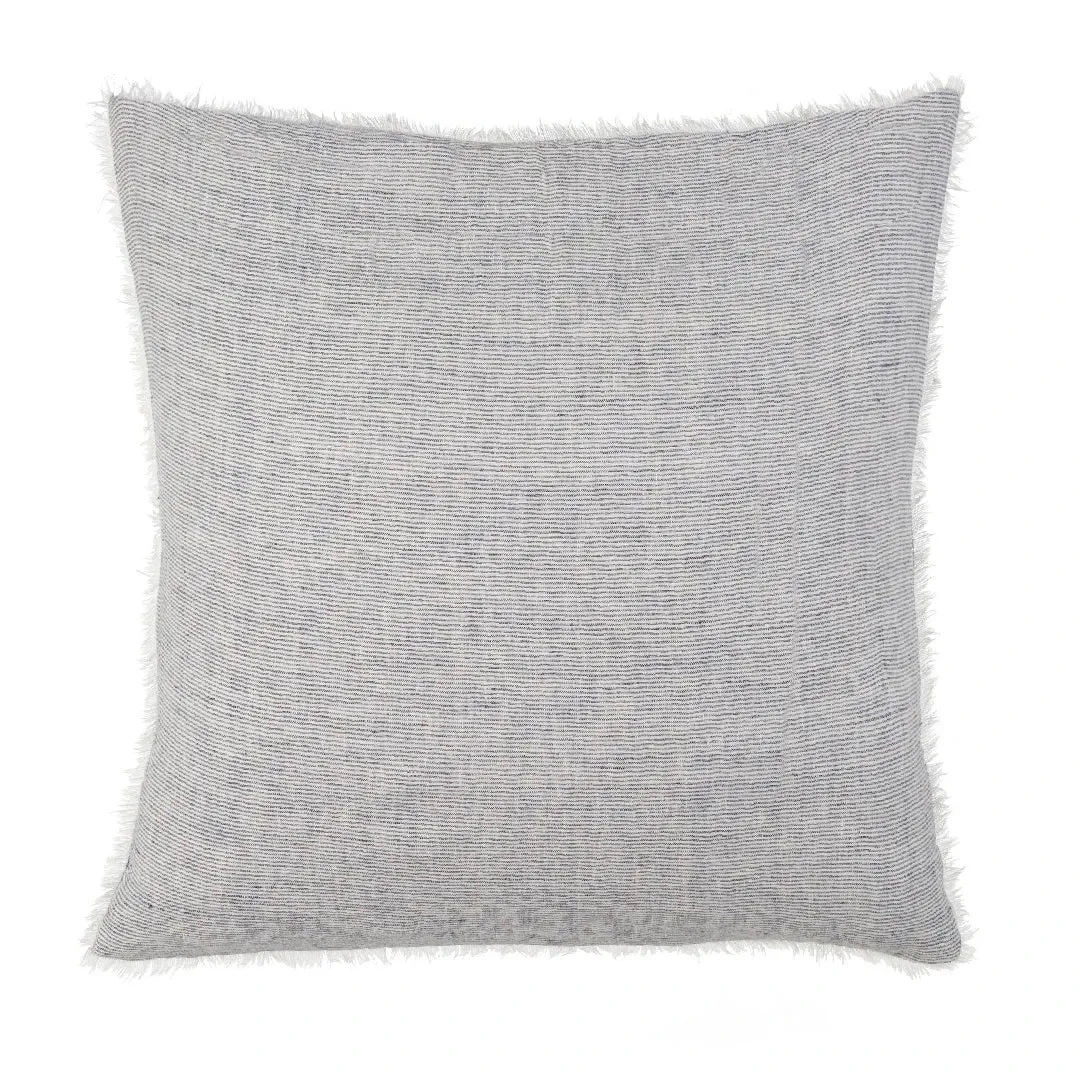 Cambri Denim Stripe Linen Pillow