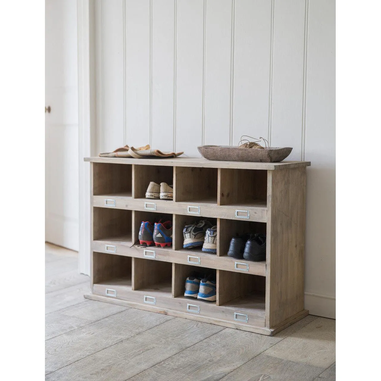 Chedworth 12 Shoe Locker | Natural | PRE ORDER FOR EARLY OCT