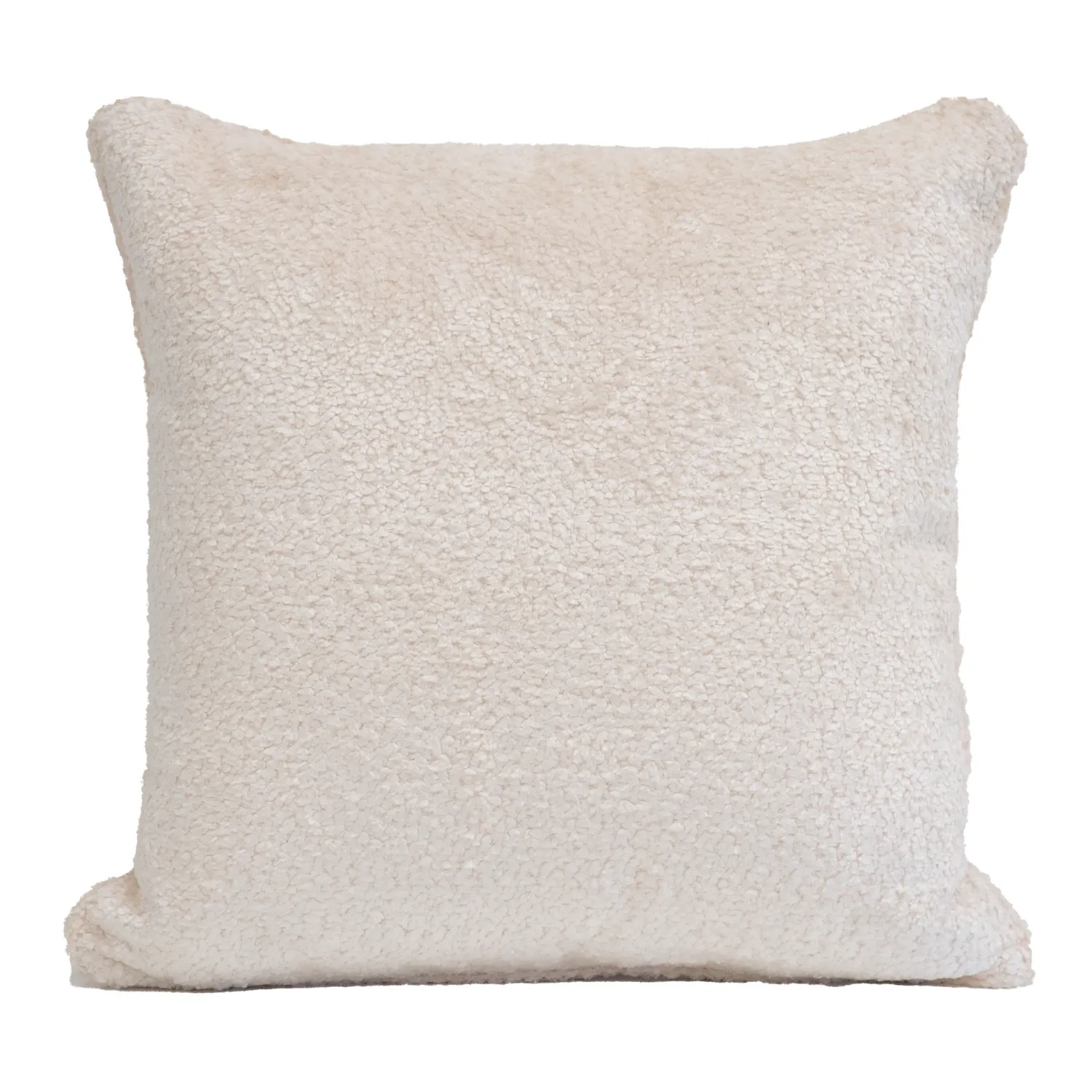 Chenille Sherpa Natural Toss Pillow