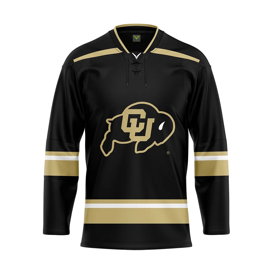 Colorado Boulder Women's Black Replica Jersey