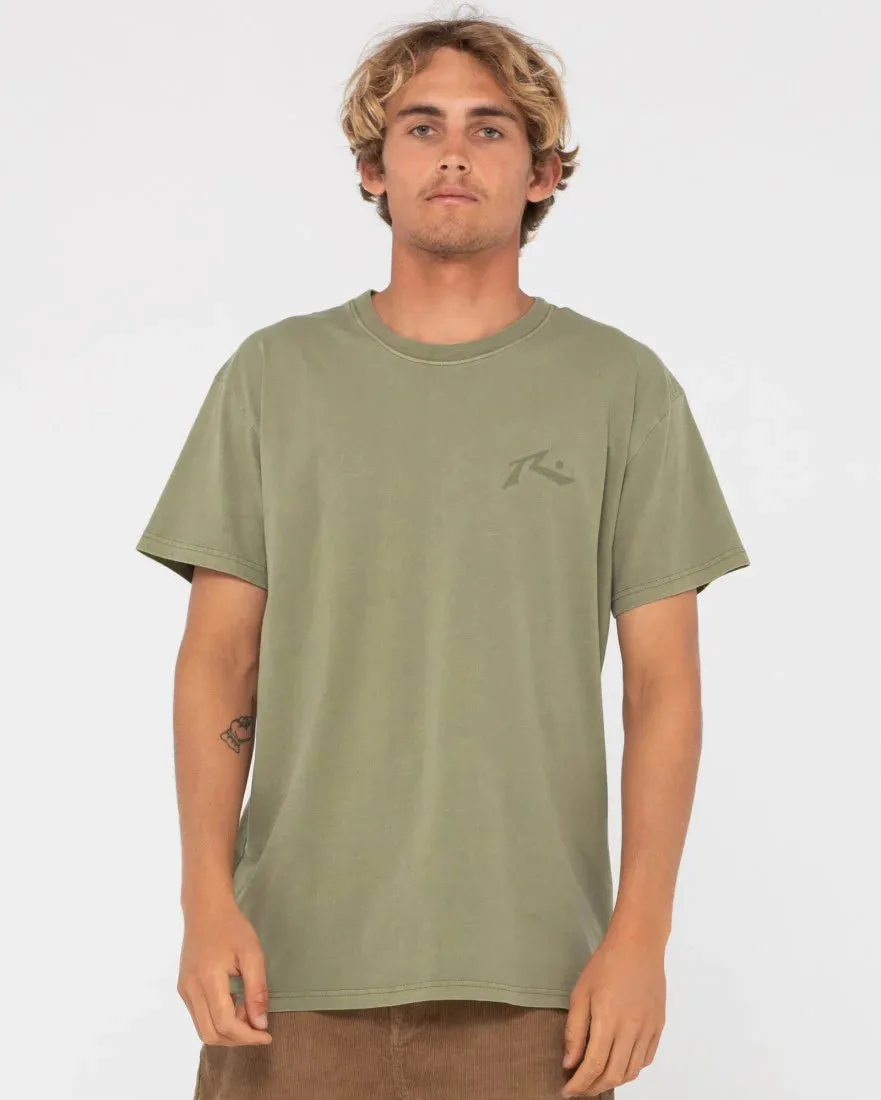 Comp Wash Tee Boys - Savanna