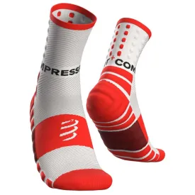 COMPRESSPORT SHOCK ABSORB SOCKS-WHITE (XU00006B-001)