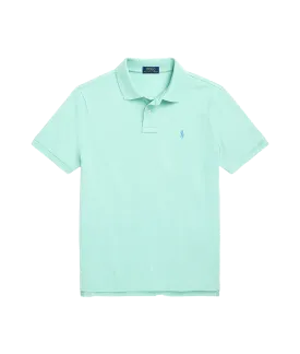 Custom Slim Fit Mesh Polo Shirt - Green