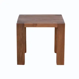 Denver Square Indoor Teak Side Table