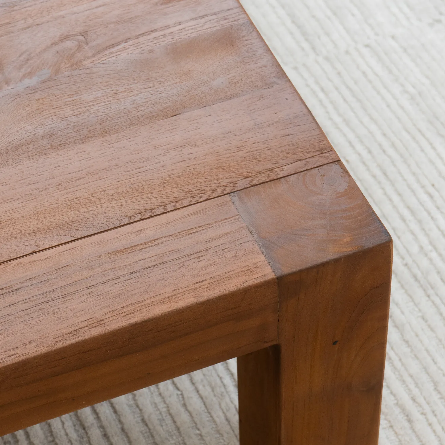 Denver Square Indoor Teak Side Table