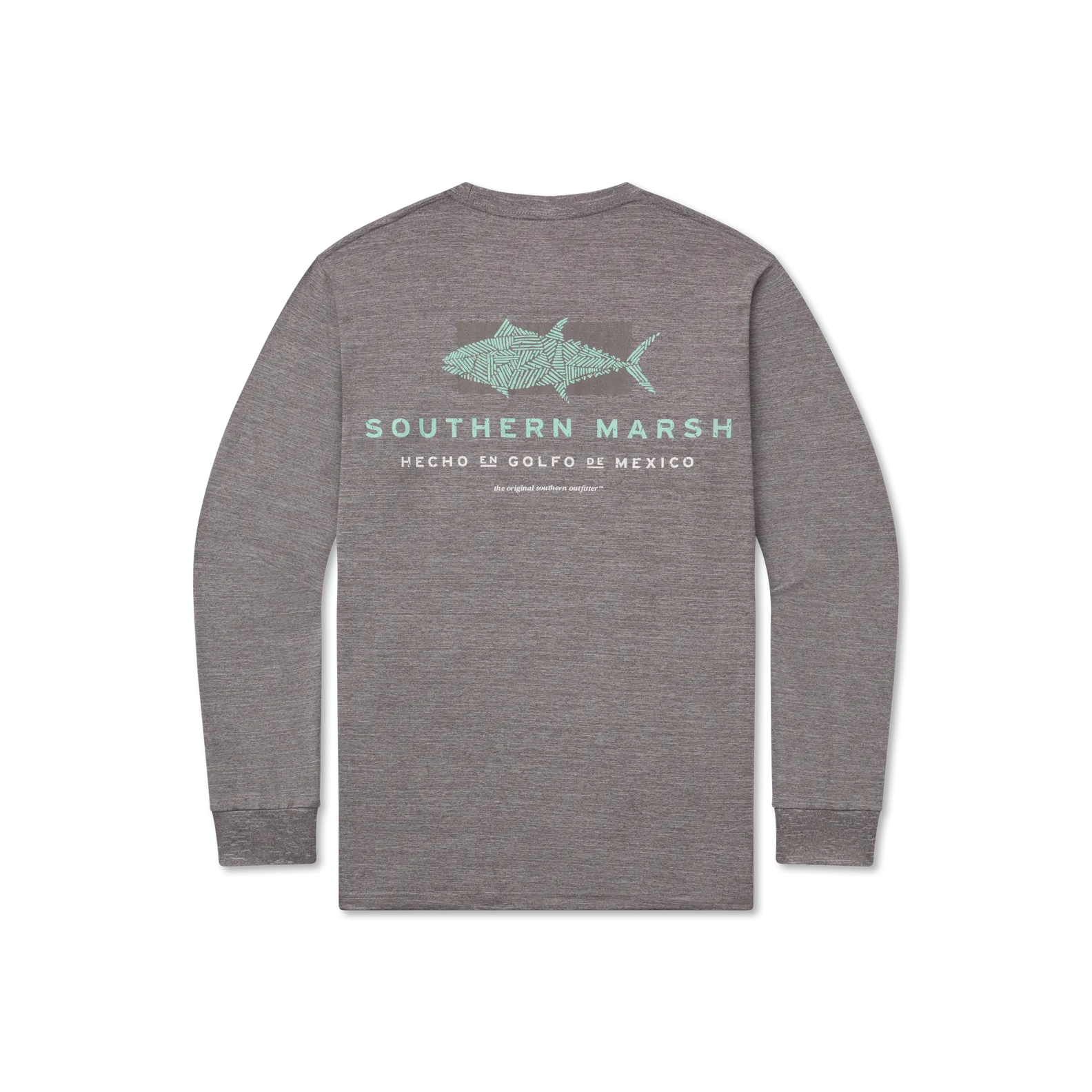 FieldTec™ Heathered Tee - Made in the Gulf - Tuna - Long Sleeve