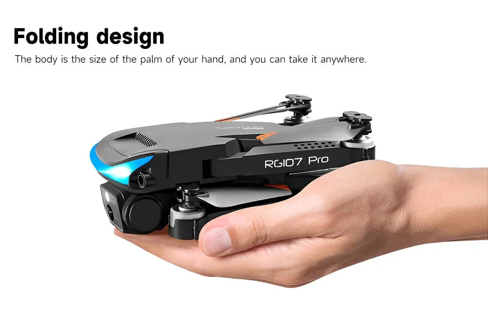 Foldable Quadcopter Mini Drone 4K  Three-sided Obstacle avoidance