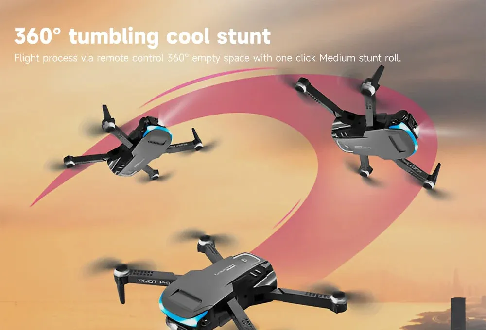 Foldable Quadcopter Mini Drone 4K  Three-sided Obstacle avoidance