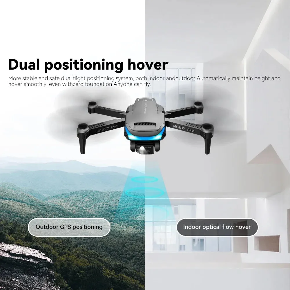 Foldable Quadcopter Mini Drone 4K  Three-sided Obstacle avoidance