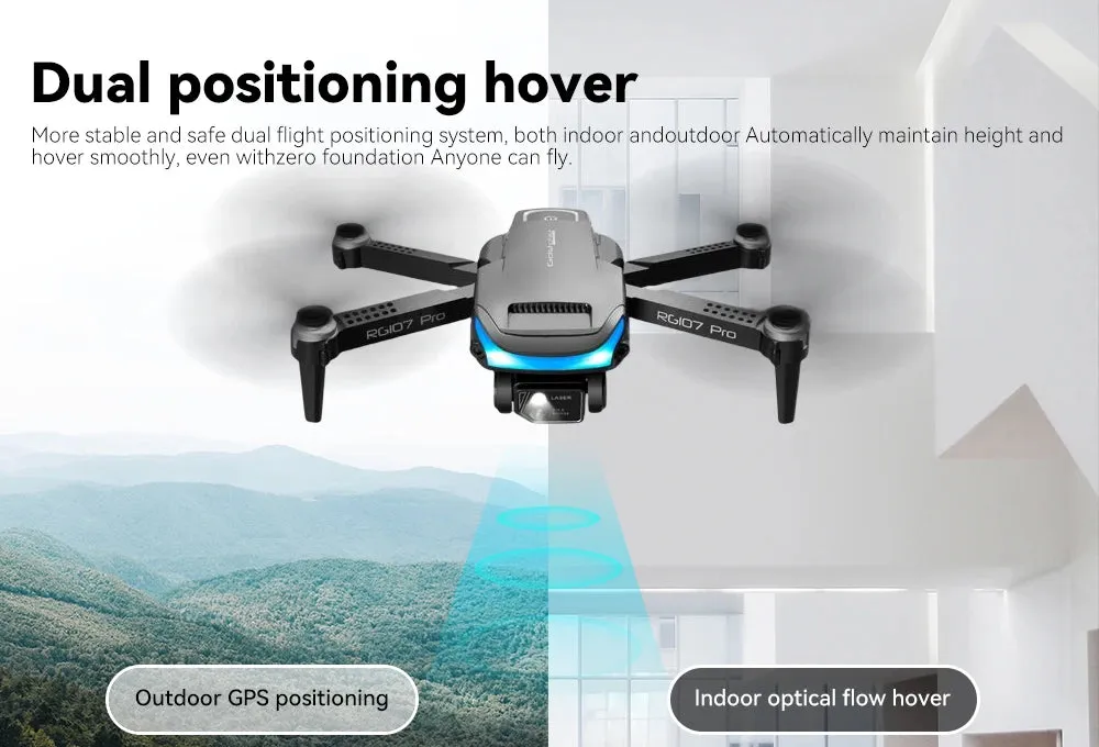 Foldable Quadcopter Mini Drone 4K  Three-sided Obstacle avoidance