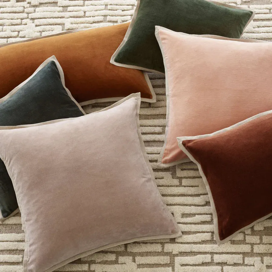 Gehry Caramel Velvet Pillow