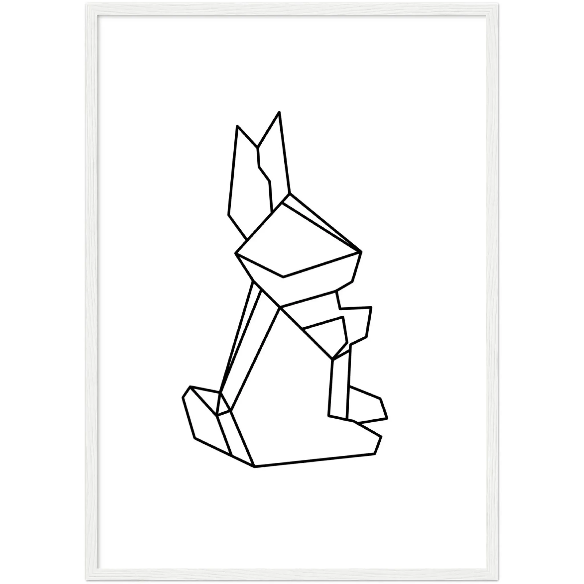 Geometric Bunny Wall Art