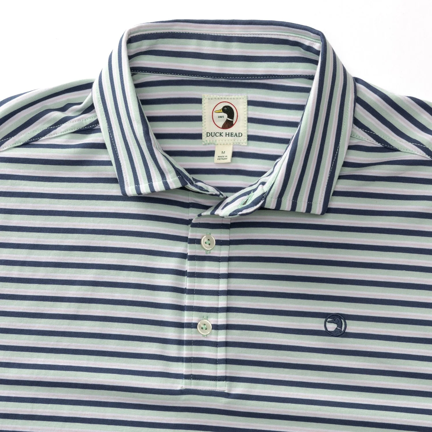 Hayes Stripe Performance Polo