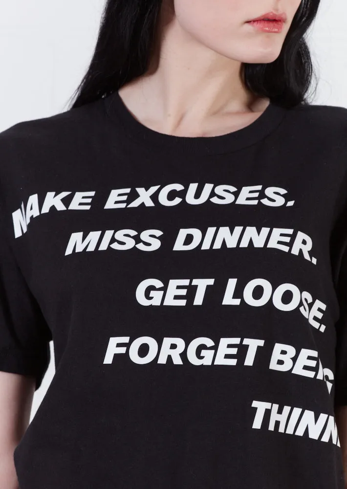 House of Holland x Max Wallis Excuses Tee