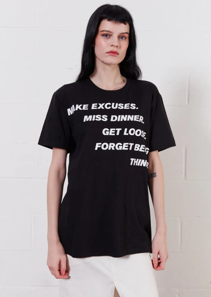 House of Holland x Max Wallis Excuses Tee