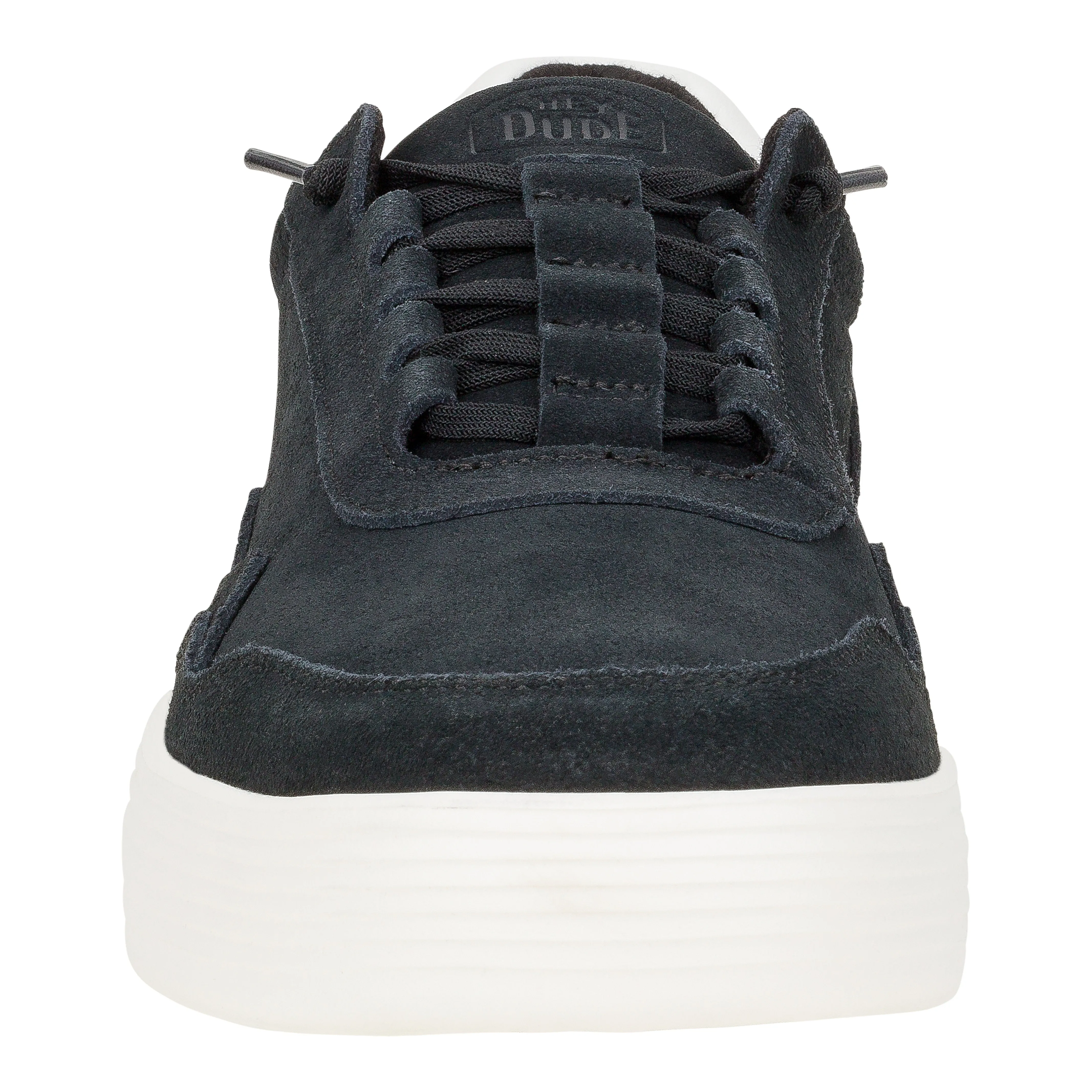 Hudson Suede Vintage Varsity - Black/White