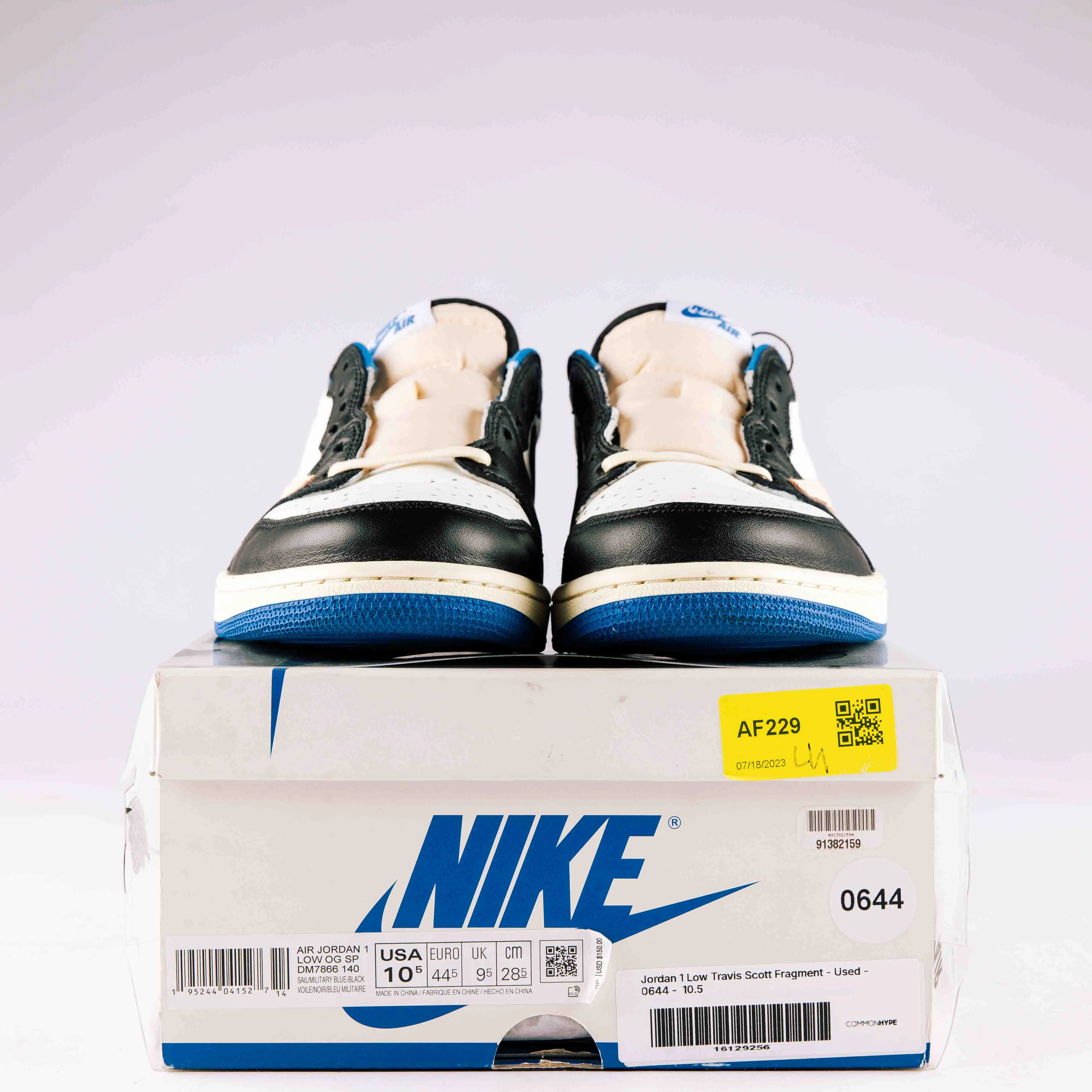 Jordan 1 Low Travis Scott Fragment - Used - 0644