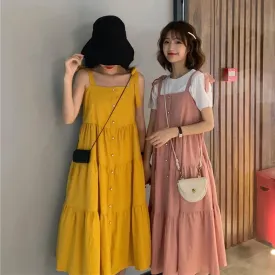 Kawaii Mid-length Tube Top Dress