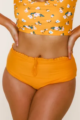 Lush Reversible Bottoms | Mango/Floral | Final Sale