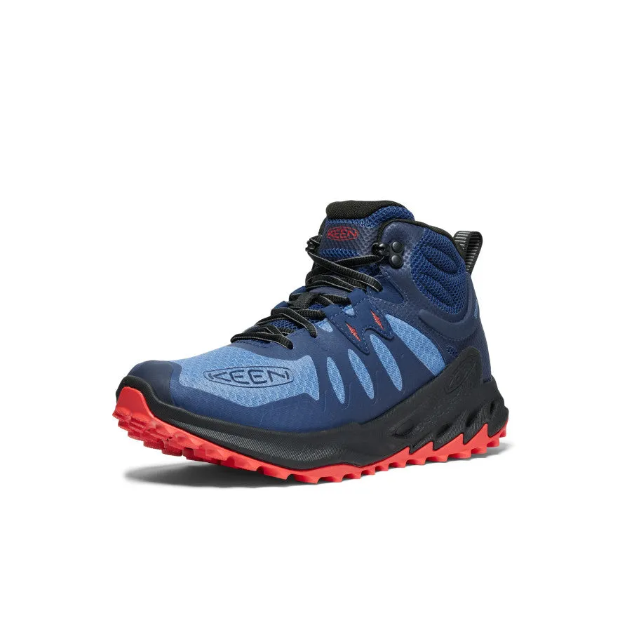 Men's Zionic Waterproof Hiking Boot  |  Coronet Blue/Poppy Red