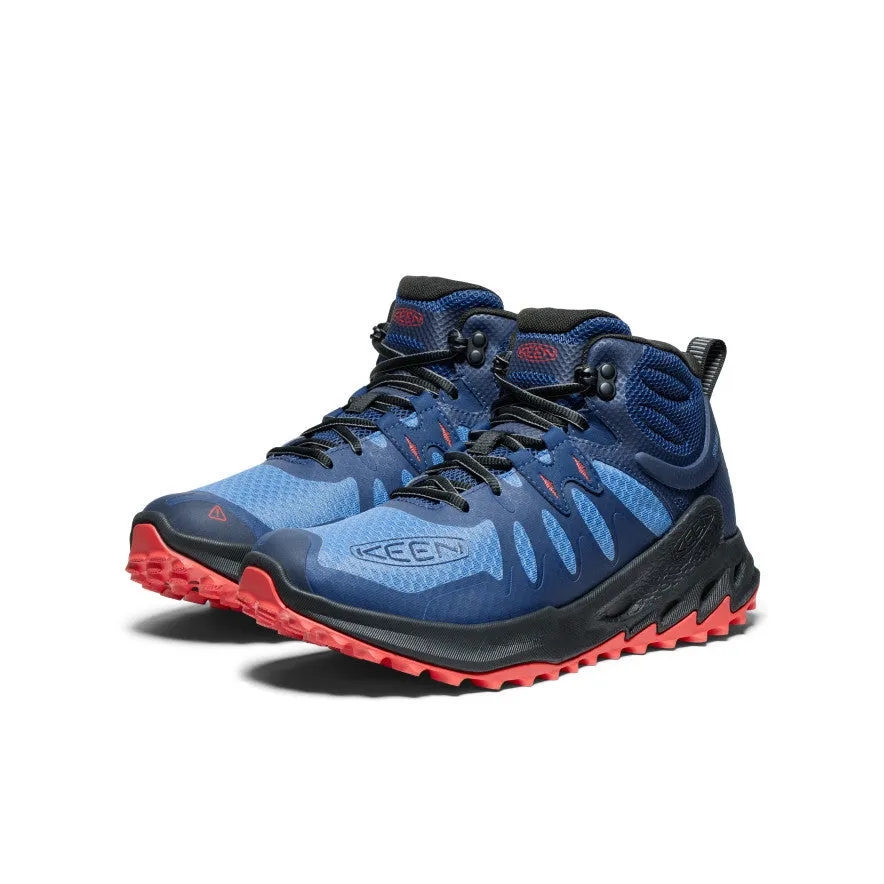 Men's Zionic Waterproof Hiking Boot  |  Coronet Blue/Poppy Red