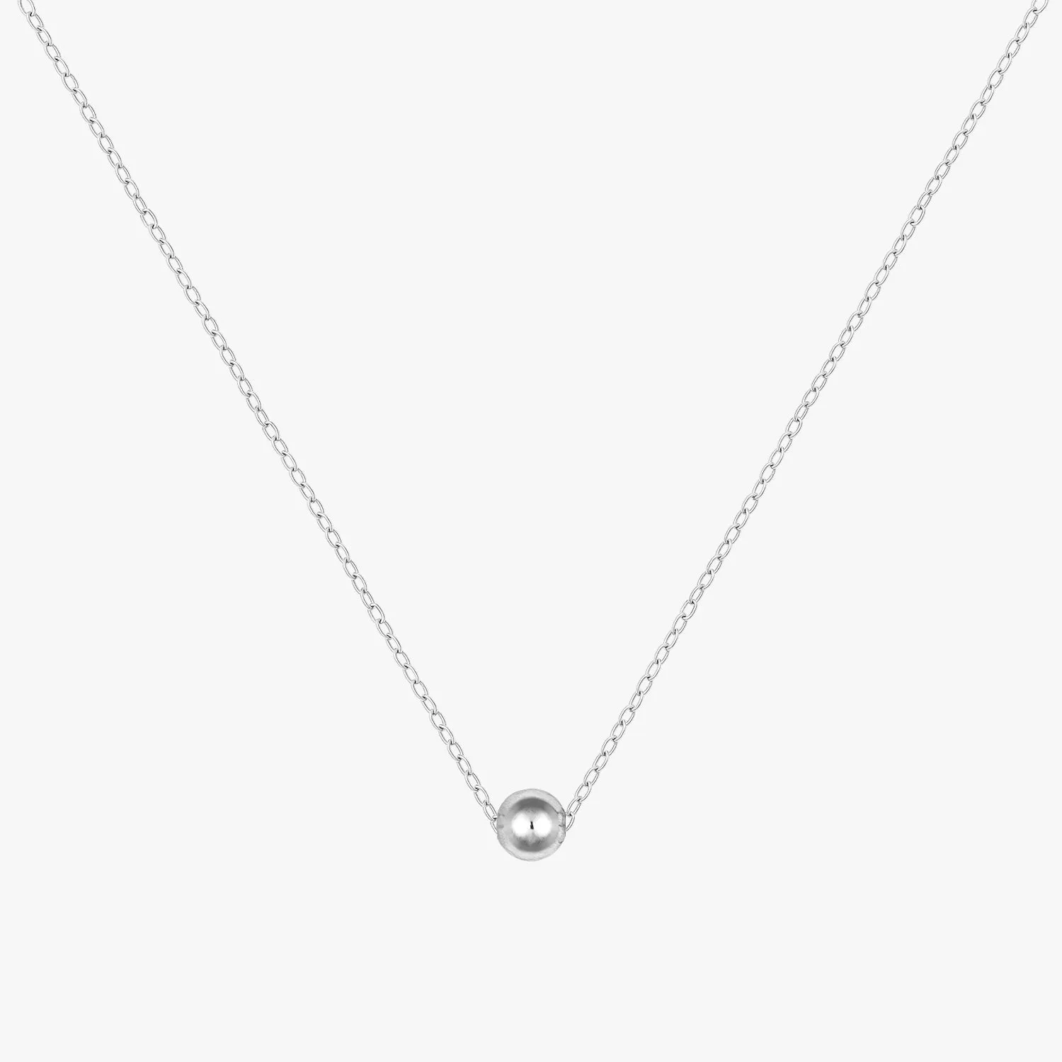 Minimalist Ball Necklace