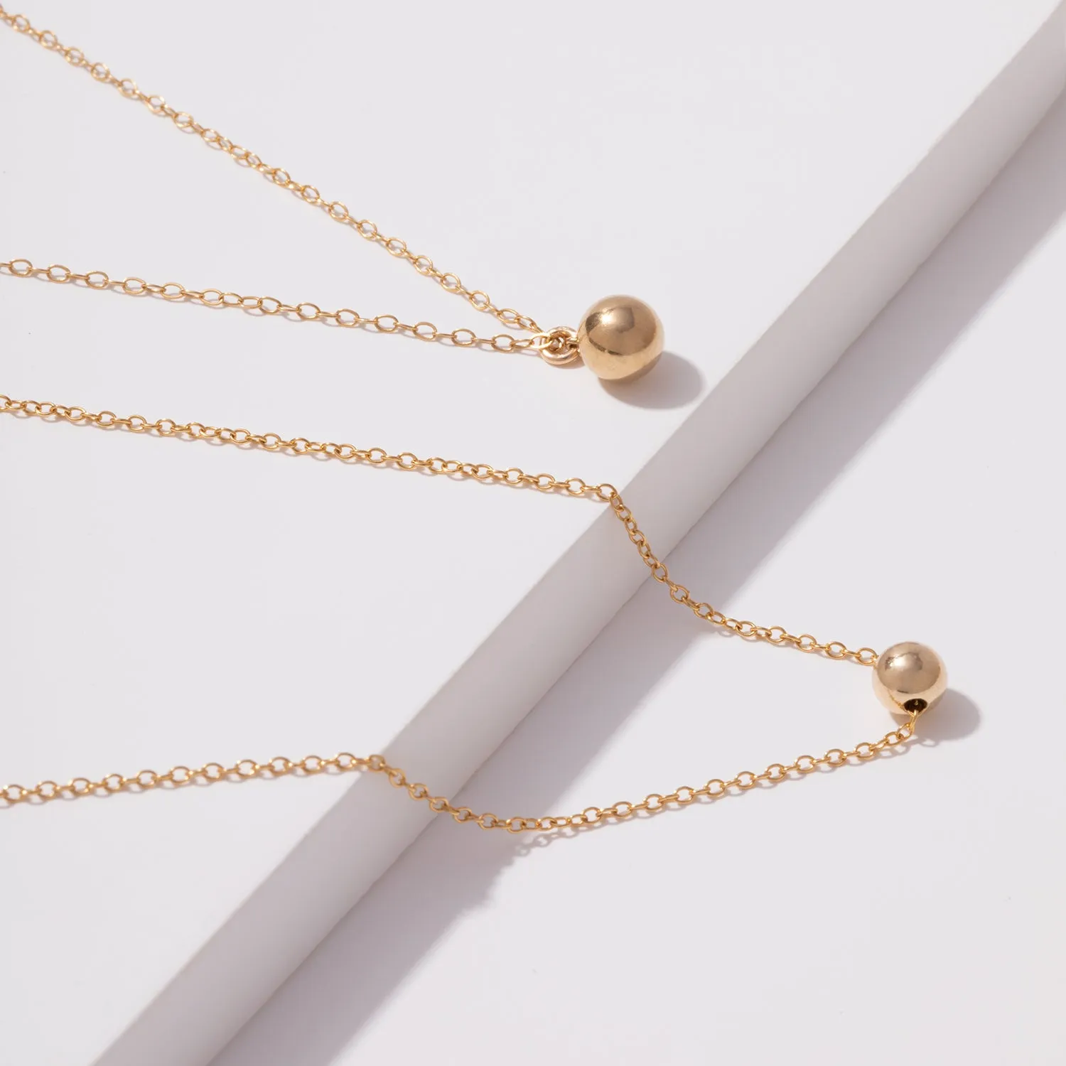 Minimalist Ball Necklace