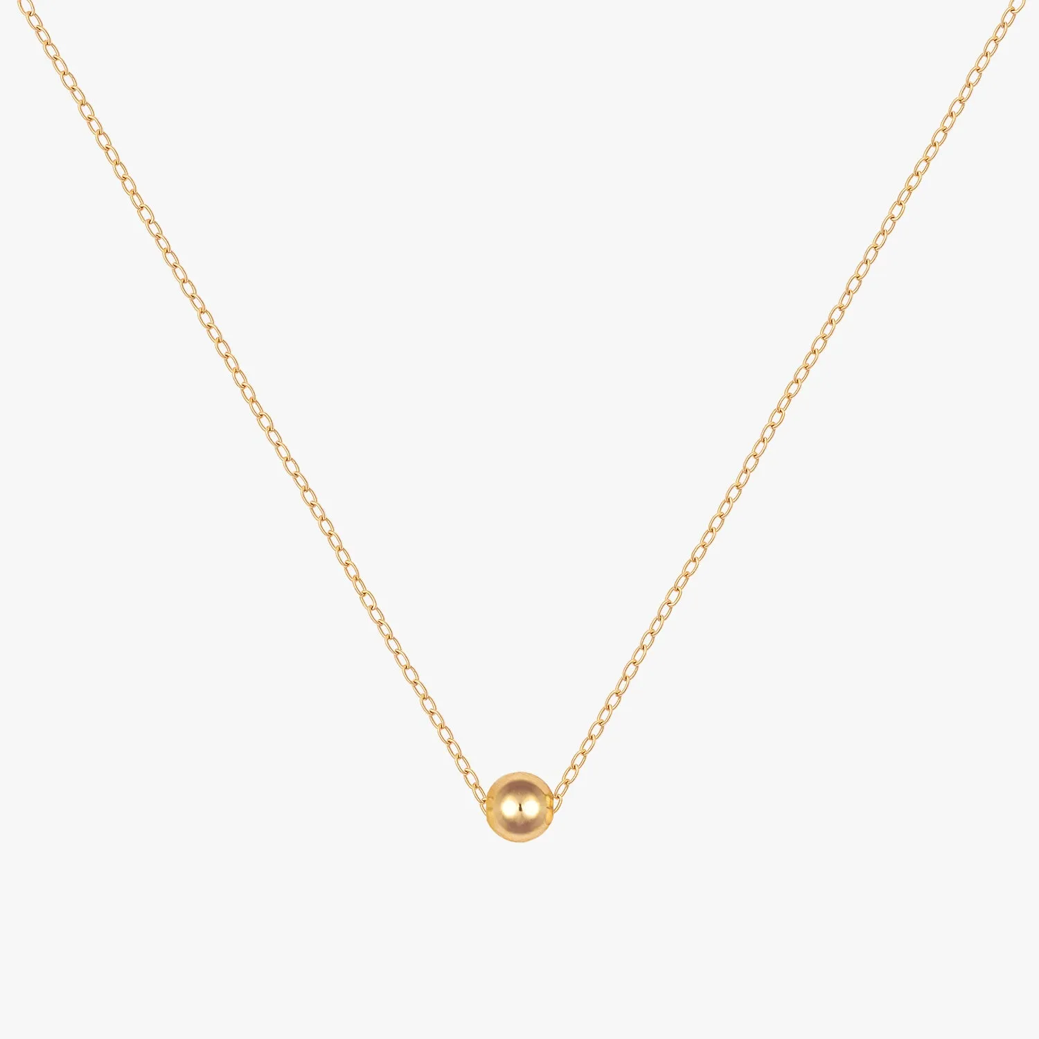 Minimalist Ball Necklace