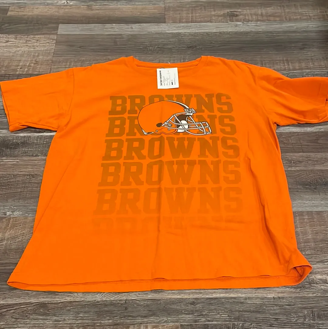 NFL Cleveland Browns Team Apparel short sleeve shirt adult size Medium