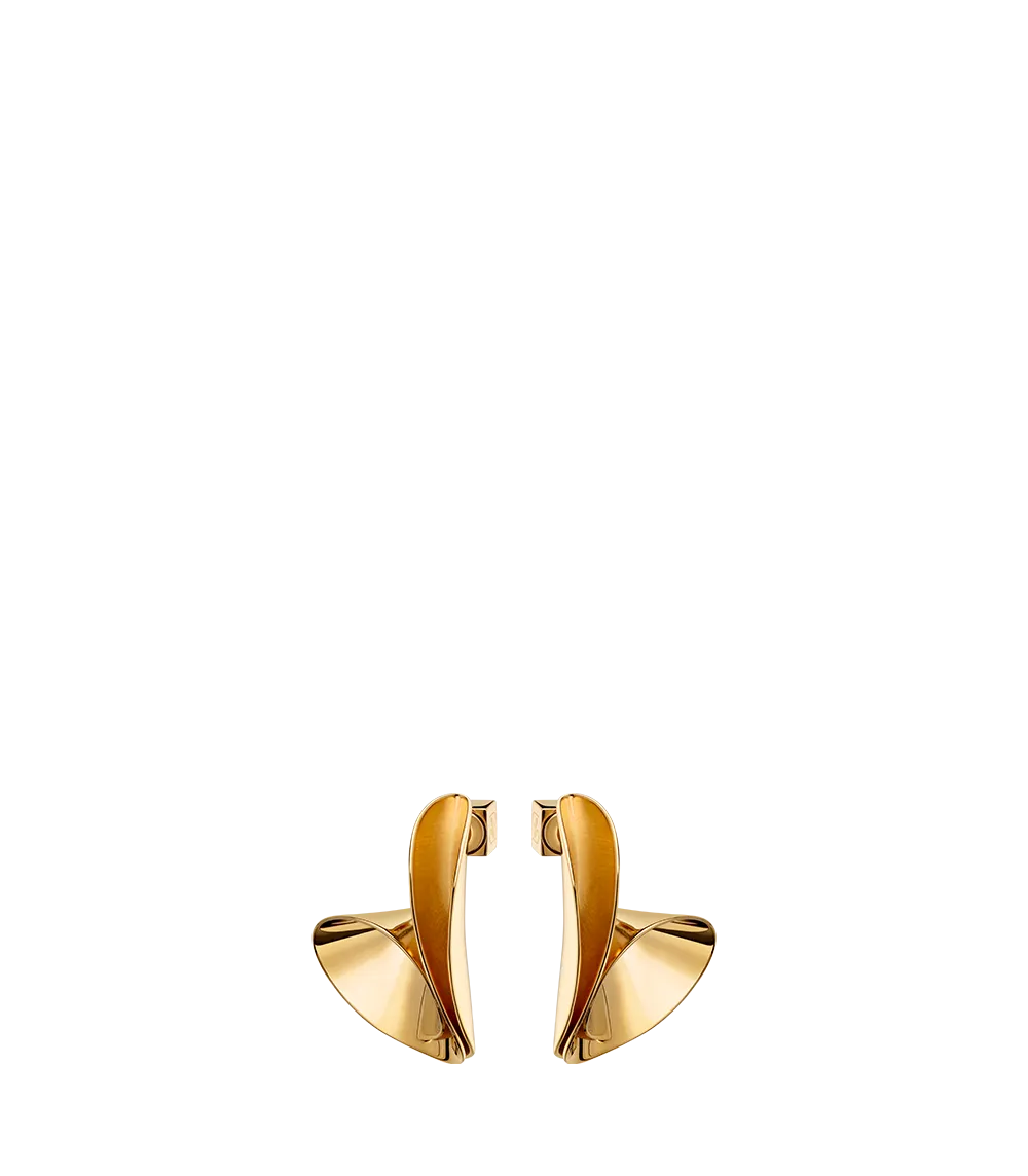 Éole Earrings - 24 carat gold gilded