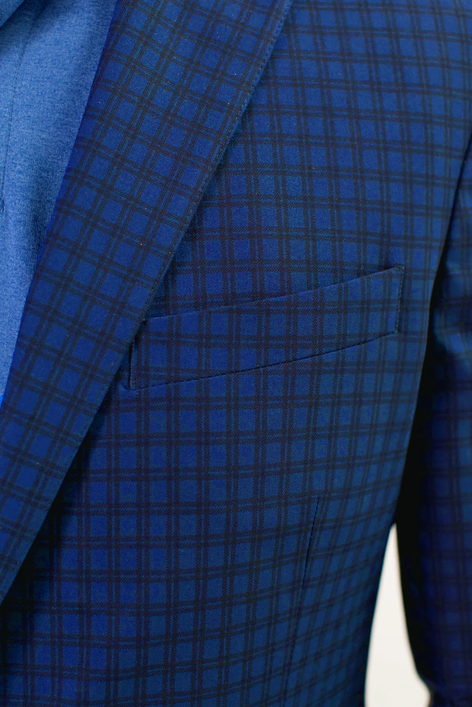 Performance Blazer // BLUE CHECK